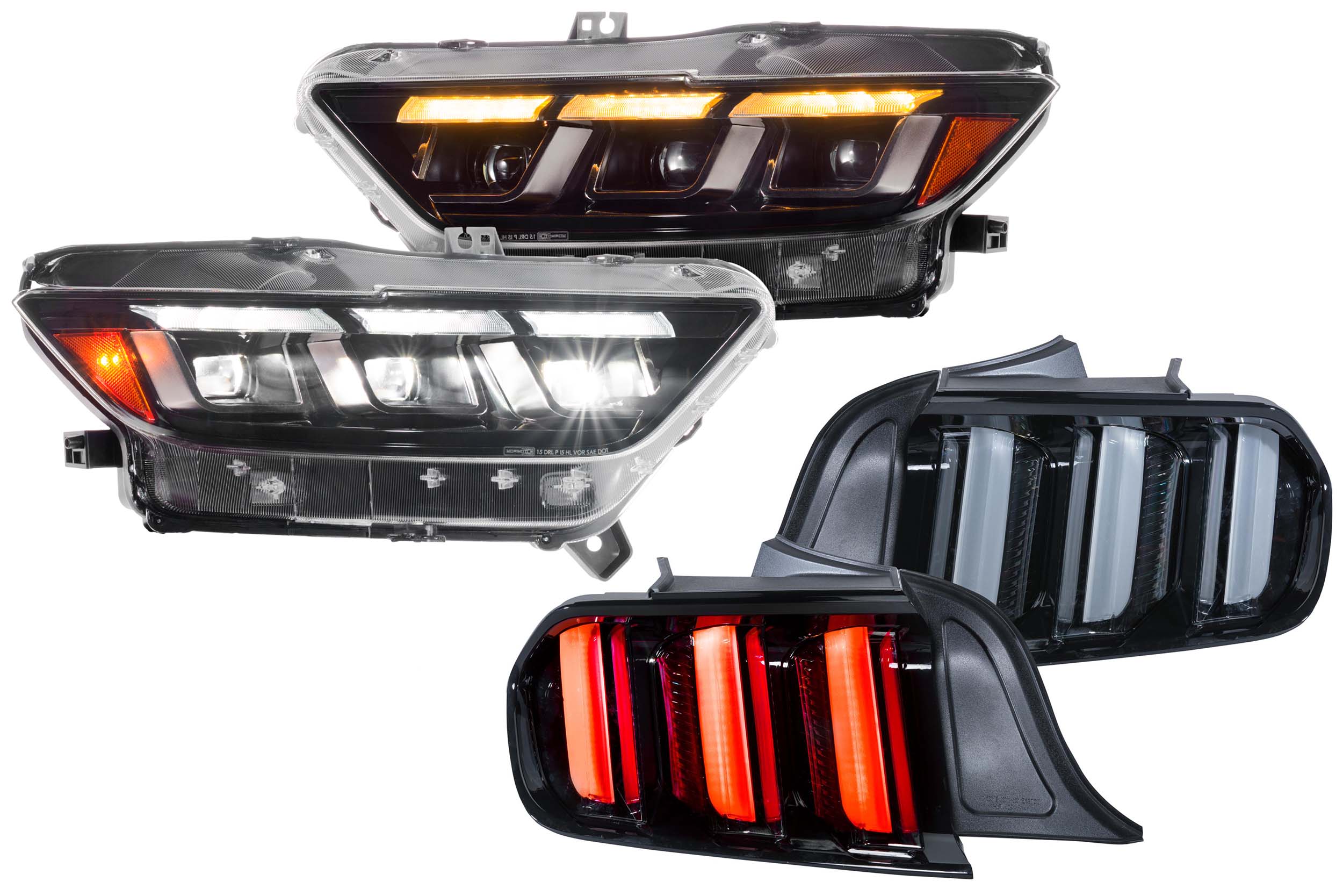 Ford Mustang (15-17) Headlight & Tail Light Combo